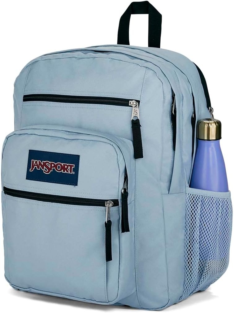 image:imageJanSport Laptop Backpack Computer Bag with 2 Compartments Ergonomic Shoulder Straps 15 Laptop Sleeve Haul Handle Fluttering FieldsBlue Dusk