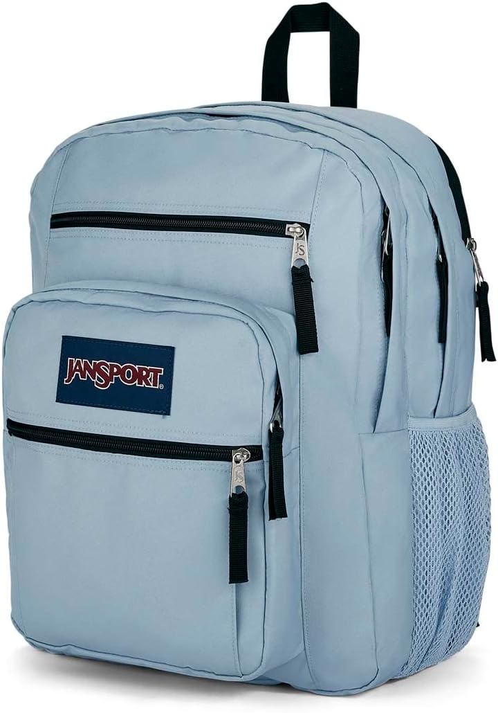 image:imageJanSport Laptop Backpack Computer Bag with 2 Compartments Ergonomic Shoulder Straps 15 Laptop Sleeve Haul Handle Fluttering FieldsBlue Dusk