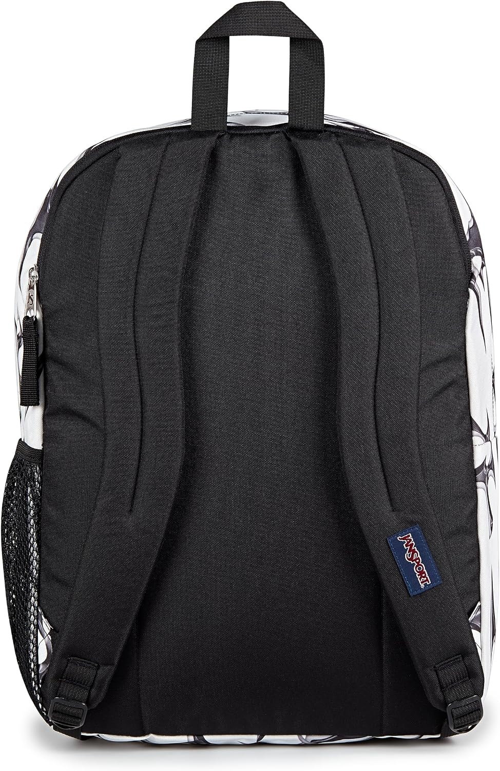 image:imageJanSport Laptop Backpack Computer Bag with 2 Compartments Ergonomic Shoulder Straps 15 Laptop Sleeve Haul Handle Fluttering FieldsCyber Silver White