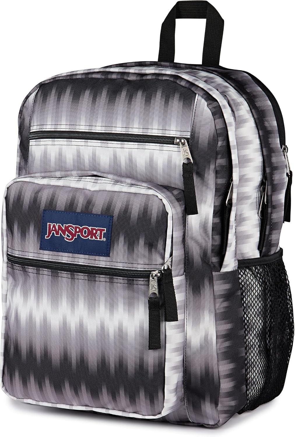 image:imageJanSport Laptop Backpack Computer Bag with 2 Compartments Ergonomic Shoulder Straps 15 Laptop Sleeve Haul Handle Fluttering FieldsDigi Tie Dye Black