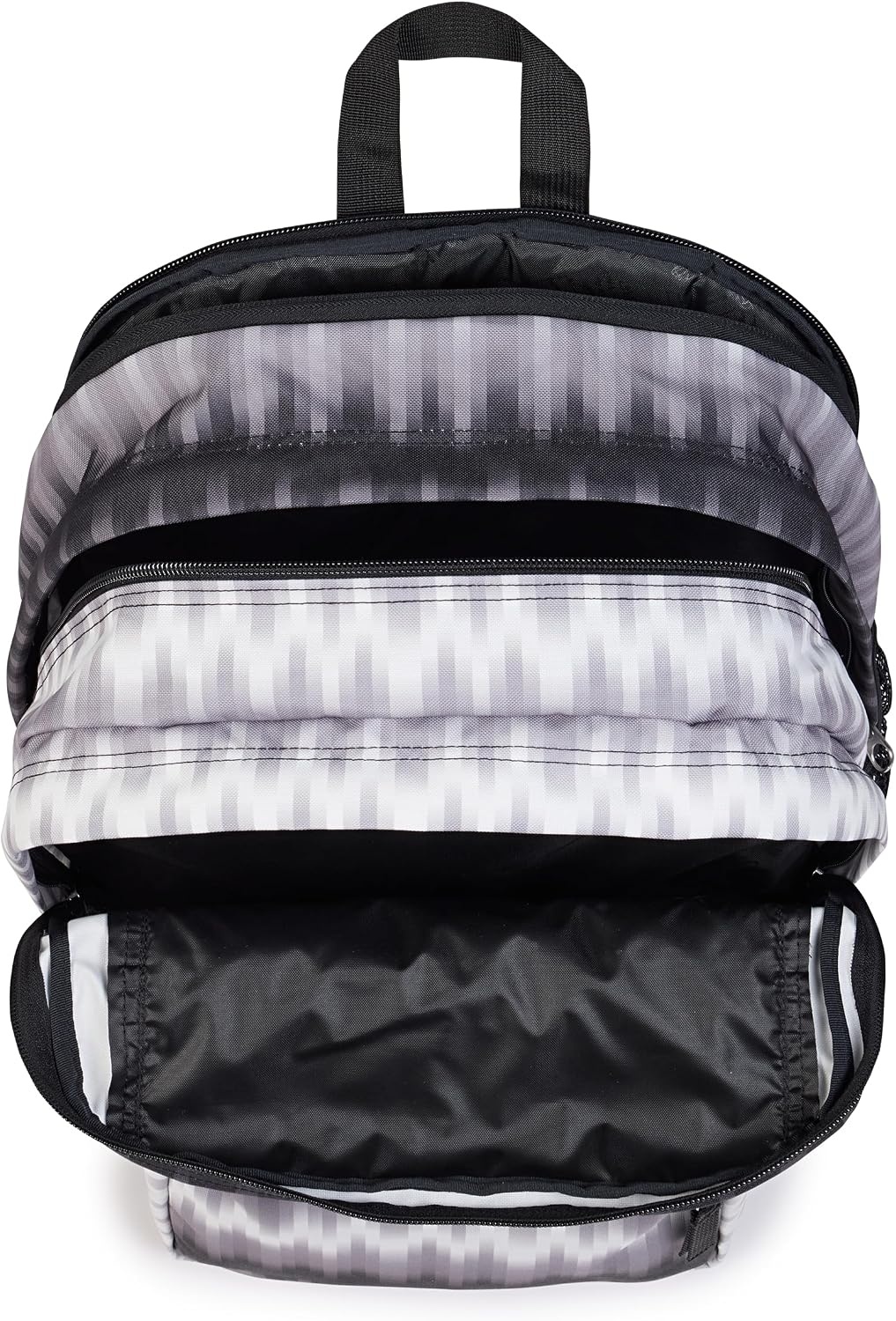 image:imageJanSport Laptop Backpack Computer Bag with 2 Compartments Ergonomic Shoulder Straps 15 Laptop Sleeve Haul Handle Fluttering FieldsDigi Tie Dye Black