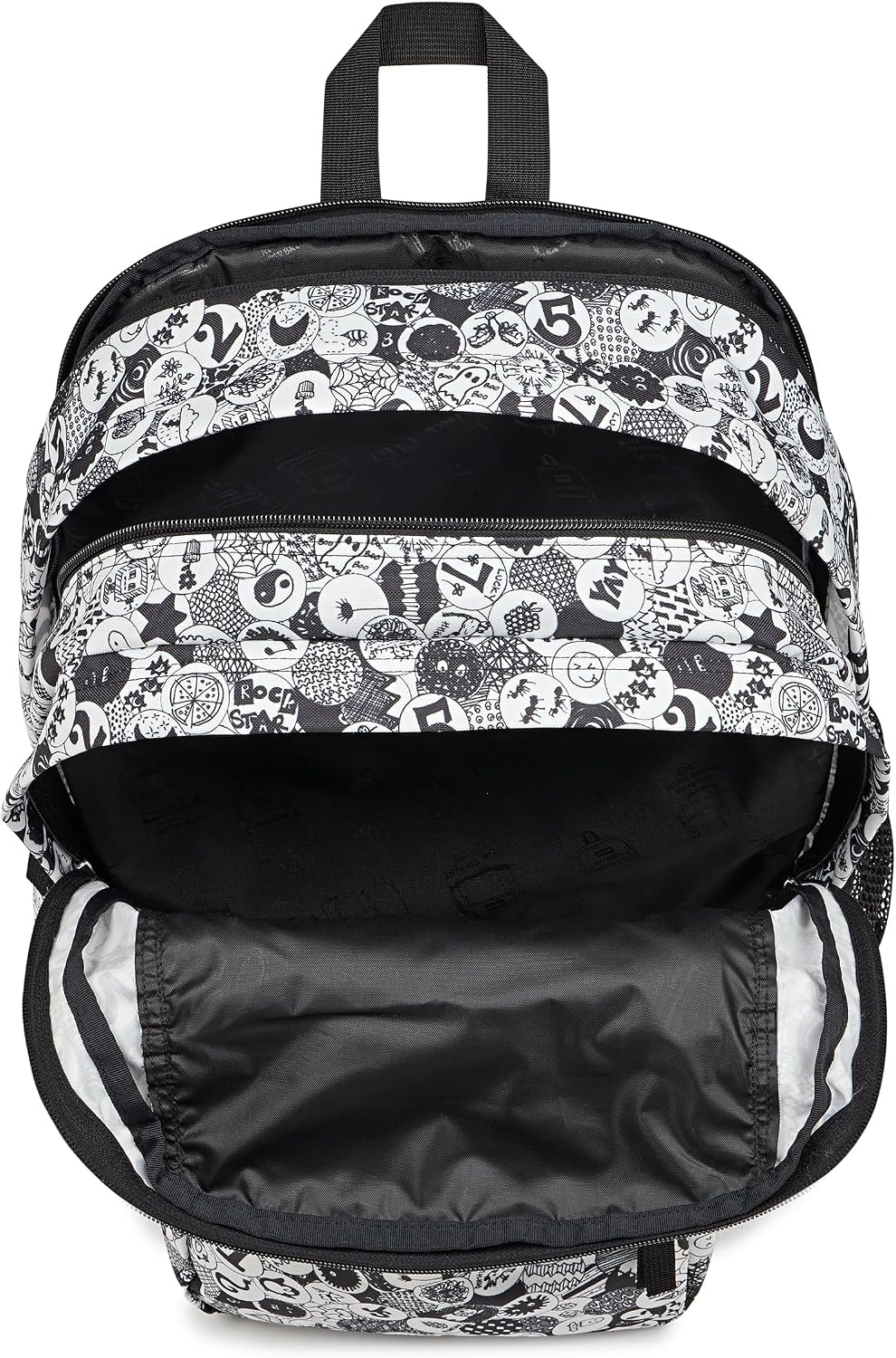 image:imageJanSport Laptop Backpack Computer Bag with 2 Compartments Ergonomic Shoulder Straps 15 Laptop Sleeve Haul Handle Fluttering FieldsDoodle Dots