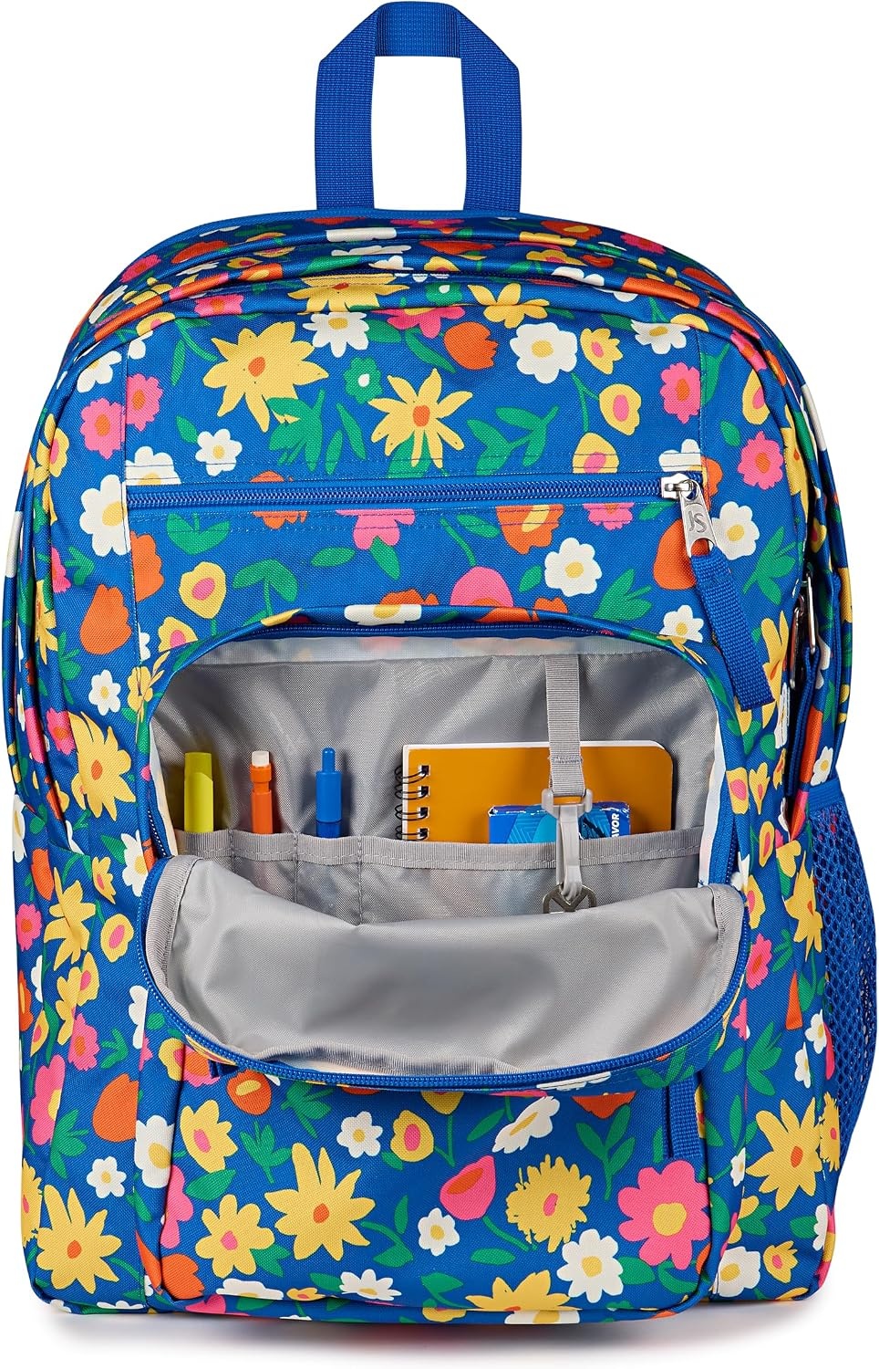 image:imageJanSport Laptop Backpack Computer Bag with 2 Compartments Ergonomic Shoulder Straps 15 Laptop Sleeve Haul Handle Fluttering FieldsFlower Market