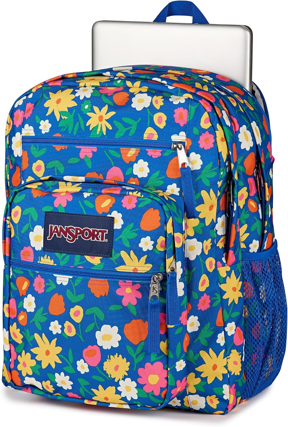 image:imageJanSport Laptop Backpack Computer Bag with 2 Compartments Ergonomic Shoulder Straps 15 Laptop Sleeve Haul Handle Fluttering FieldsFlower Market
