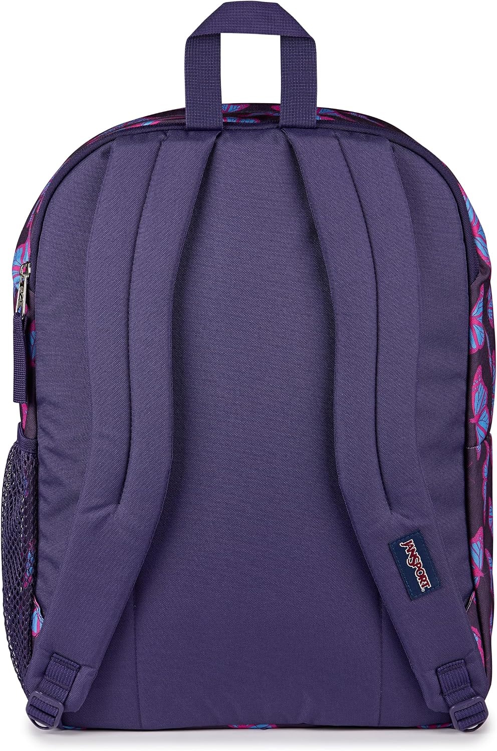 image:imageJanSport Laptop Backpack Computer Bag with 2 Compartments Ergonomic Shoulder Straps 15 Laptop Sleeve Haul Handle Fluttering FieldsFlutter By Purple