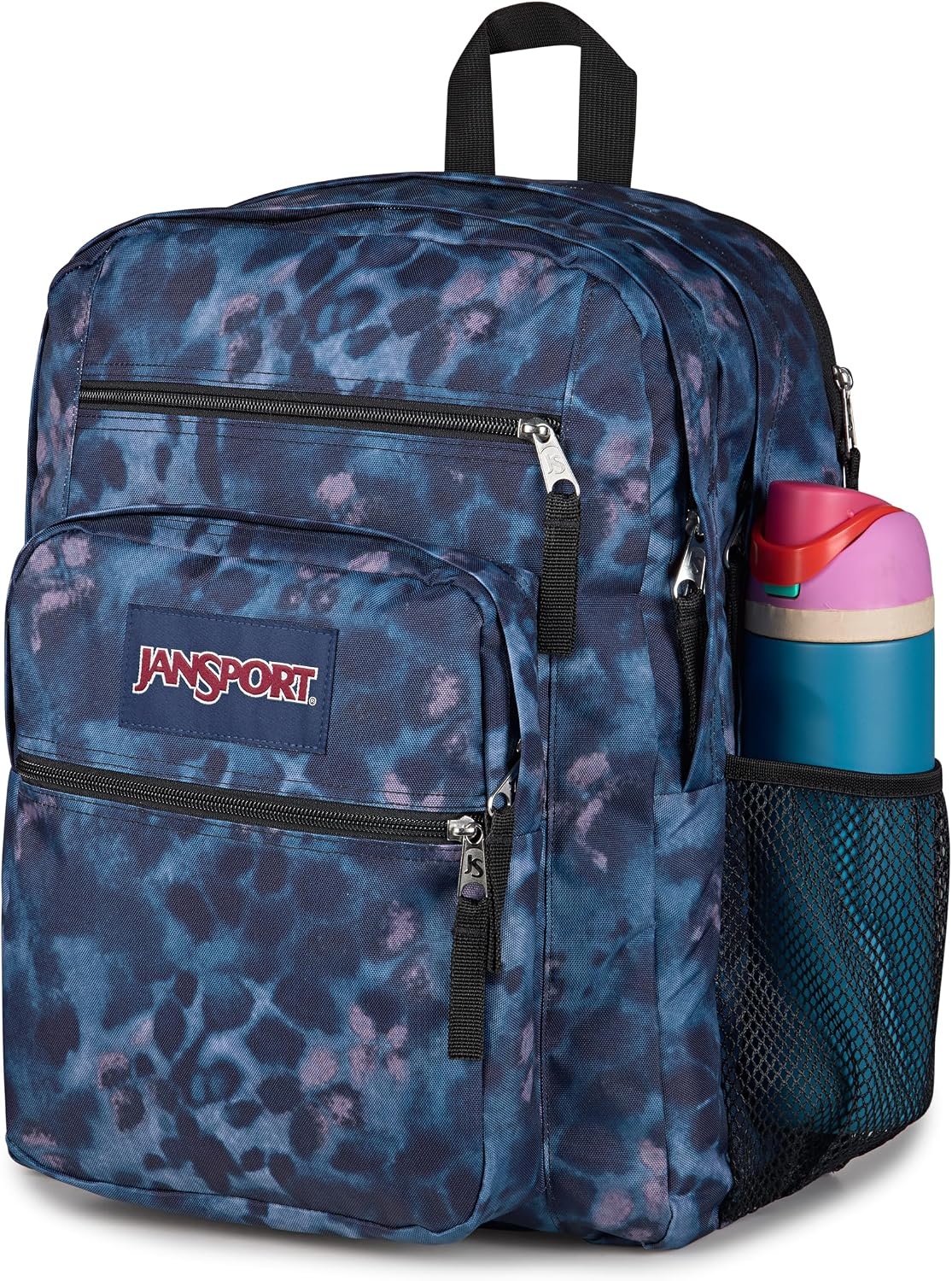 image:imageJanSport Laptop Backpack Computer Bag with 2 Compartments Ergonomic Shoulder Straps 15 Laptop Sleeve Haul Handle Fluttering FieldsGhostly Florals
