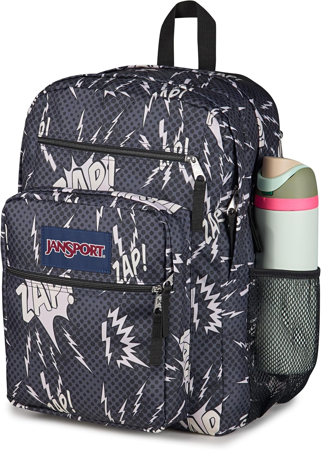 image:imageJanSport Laptop Backpack Computer Bag with 2 Compartments Ergonomic Shoulder Straps 15 Laptop Sleeve Haul Handle Fluttering FieldsHigh Voltage