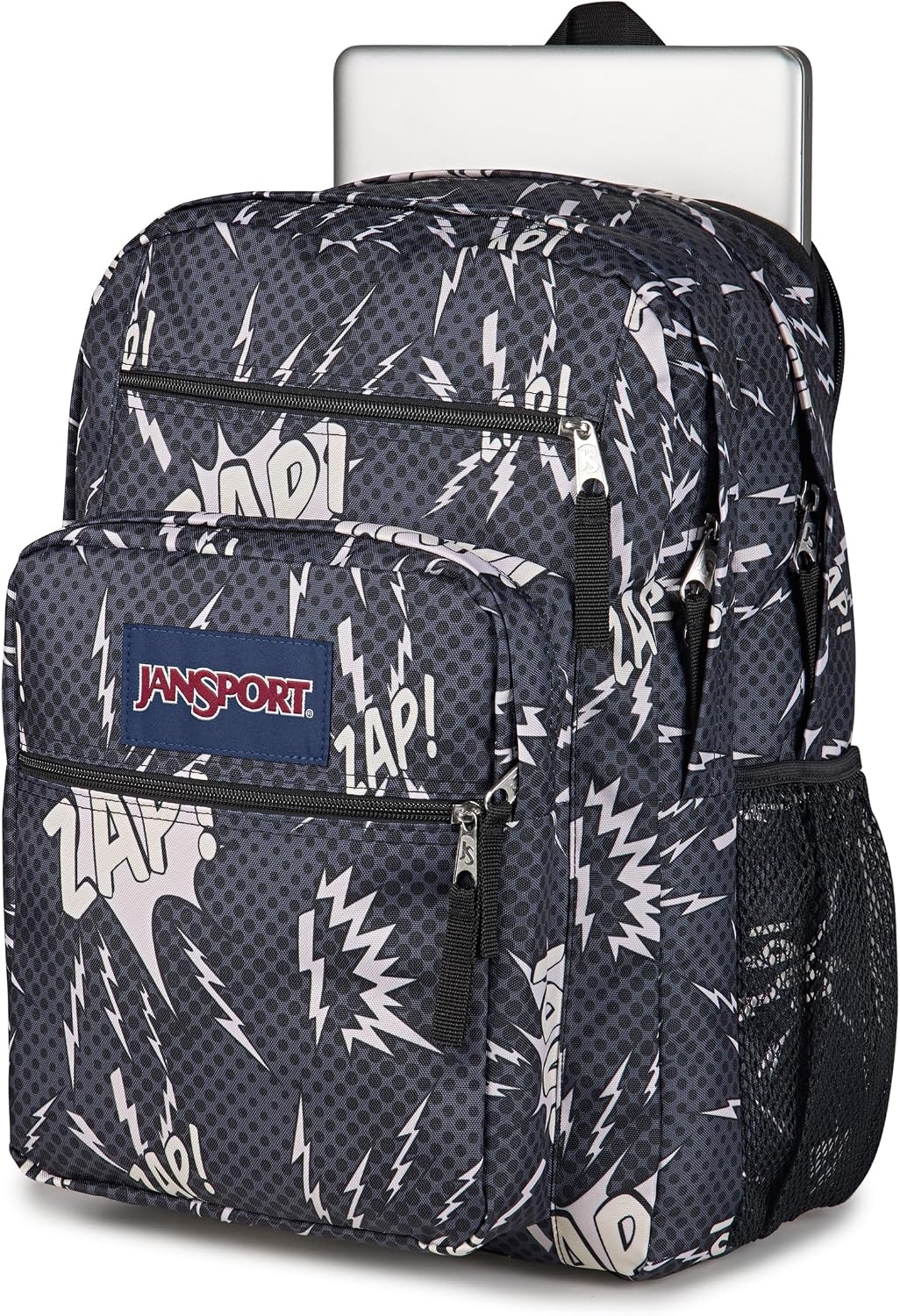 image:imageJanSport Laptop Backpack Computer Bag with 2 Compartments Ergonomic Shoulder Straps 15 Laptop Sleeve Haul Handle Fluttering FieldsHigh Voltage