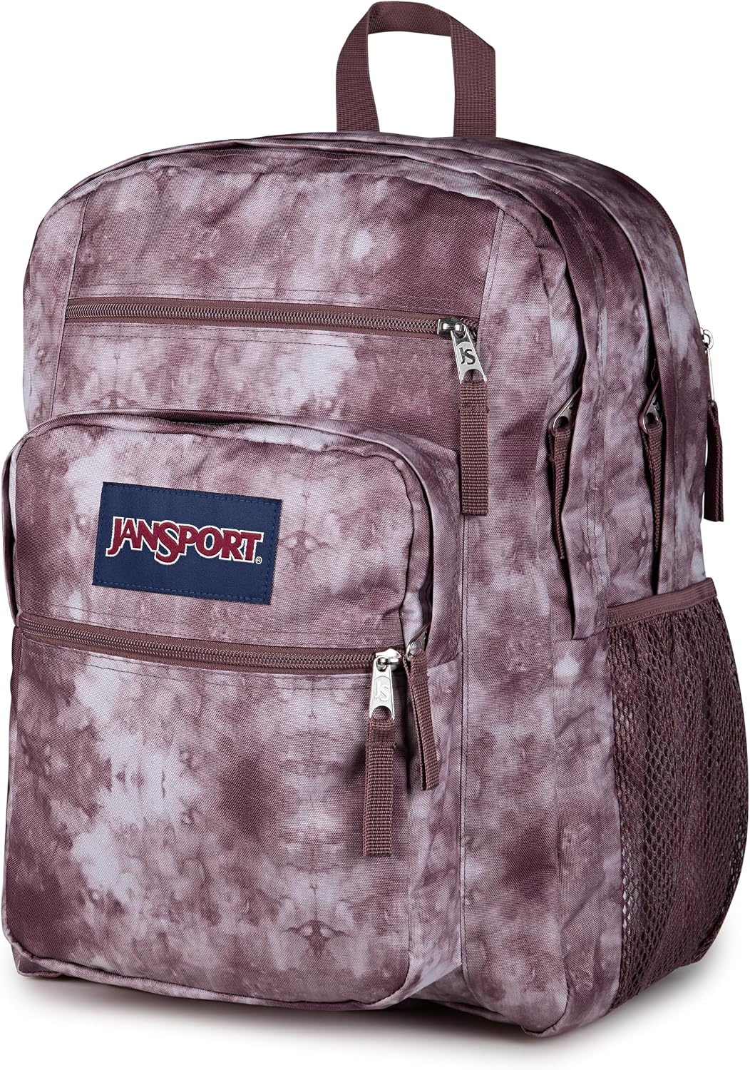 image:imageJanSport Laptop Backpack Computer Bag with 2 Compartments Ergonomic Shoulder Straps 15 Laptop Sleeve Haul Handle Fluttering FieldsIce Dye Mahogany