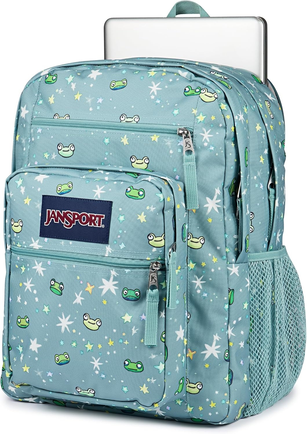 image:imageJanSport Laptop Backpack Computer Bag with 2 Compartments Ergonomic Shoulder Straps 15 Laptop Sleeve Haul Handle Fluttering FieldsLeapin Lillies