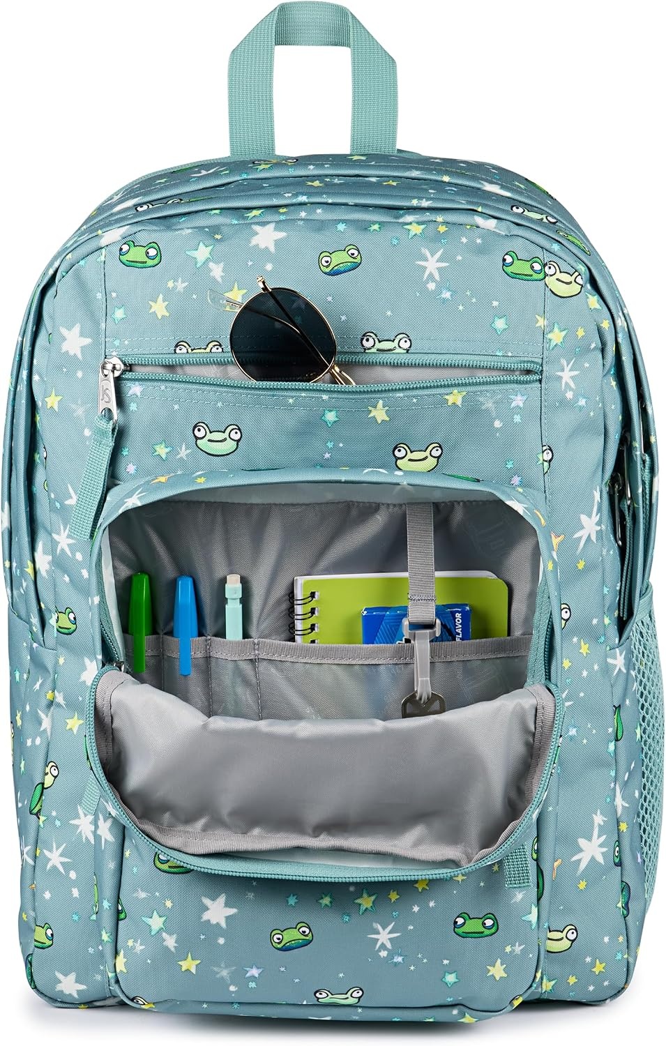 image:imageJanSport Laptop Backpack Computer Bag with 2 Compartments Ergonomic Shoulder Straps 15 Laptop Sleeve Haul Handle Fluttering FieldsLeapin Lillies