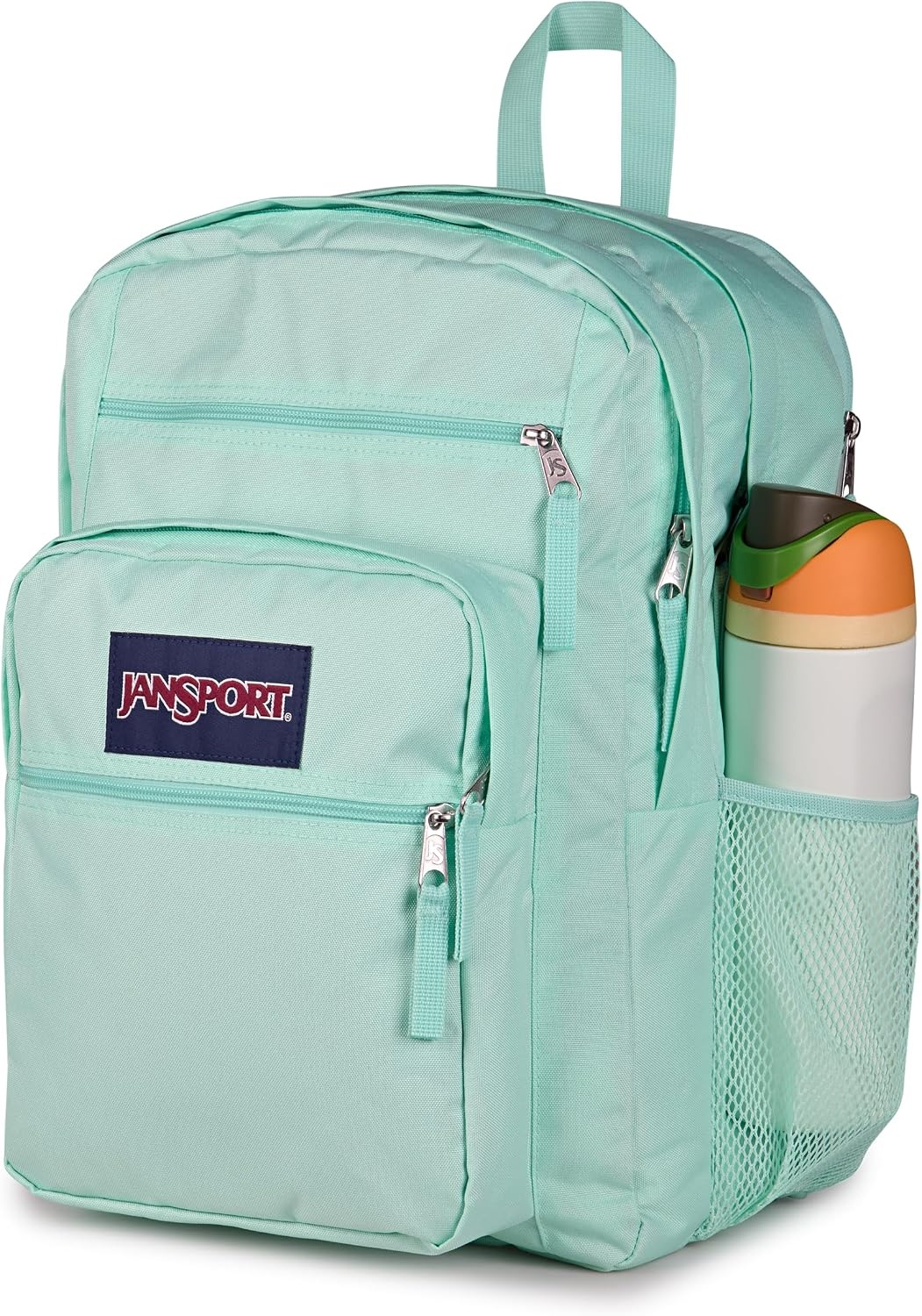 image:imageJanSport Laptop Backpack Computer Bag with 2 Compartments Ergonomic Shoulder Straps 15 Laptop Sleeve Haul Handle Fluttering FieldsMagic Mint
