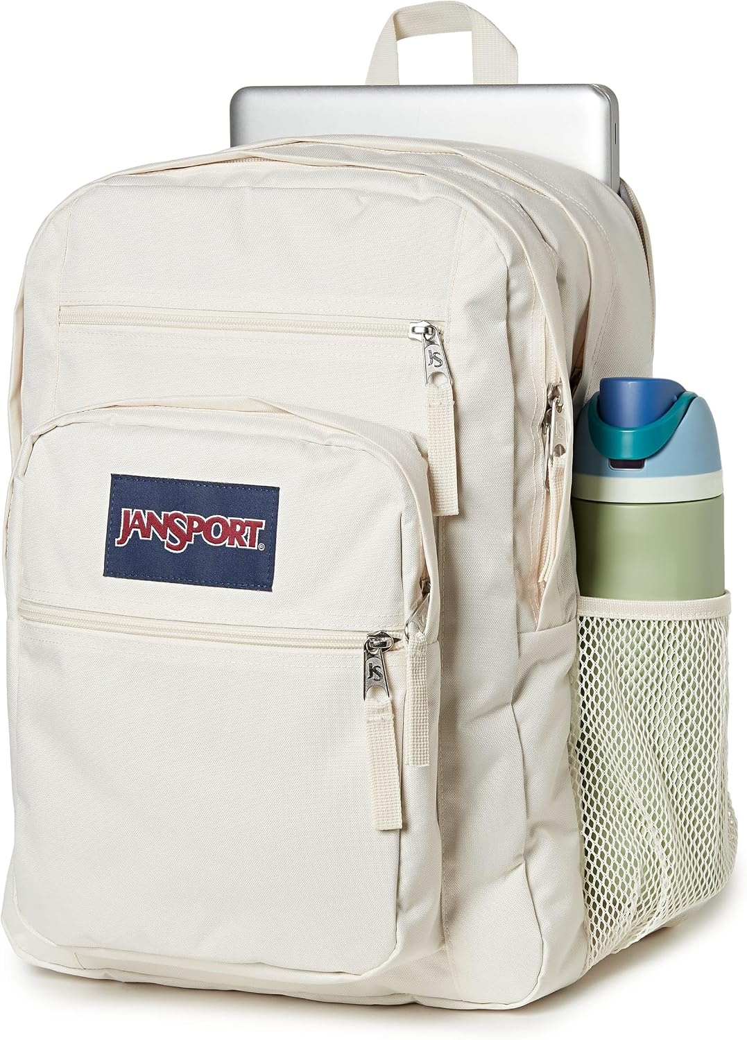 image:imageJanSport Laptop Backpack Computer Bag with 2 Compartments Ergonomic Shoulder Straps 15 Laptop Sleeve Haul Handle Fluttering FieldsMoon Flower