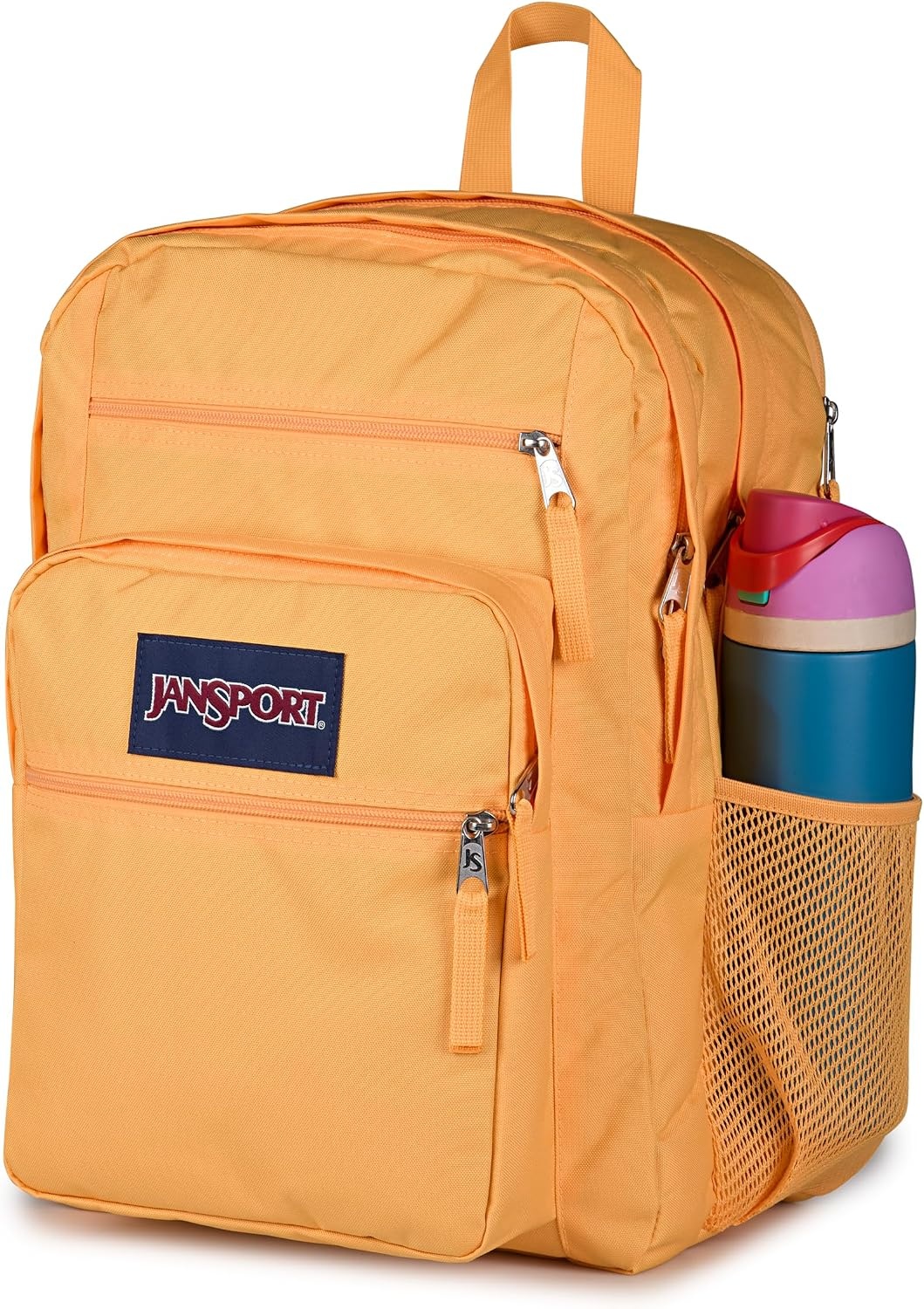 image:imageJanSport Laptop Backpack Computer Bag with 2 Compartments Ergonomic Shoulder Straps 15 Laptop Sleeve Haul Handle Fluttering FieldsOrange Soda