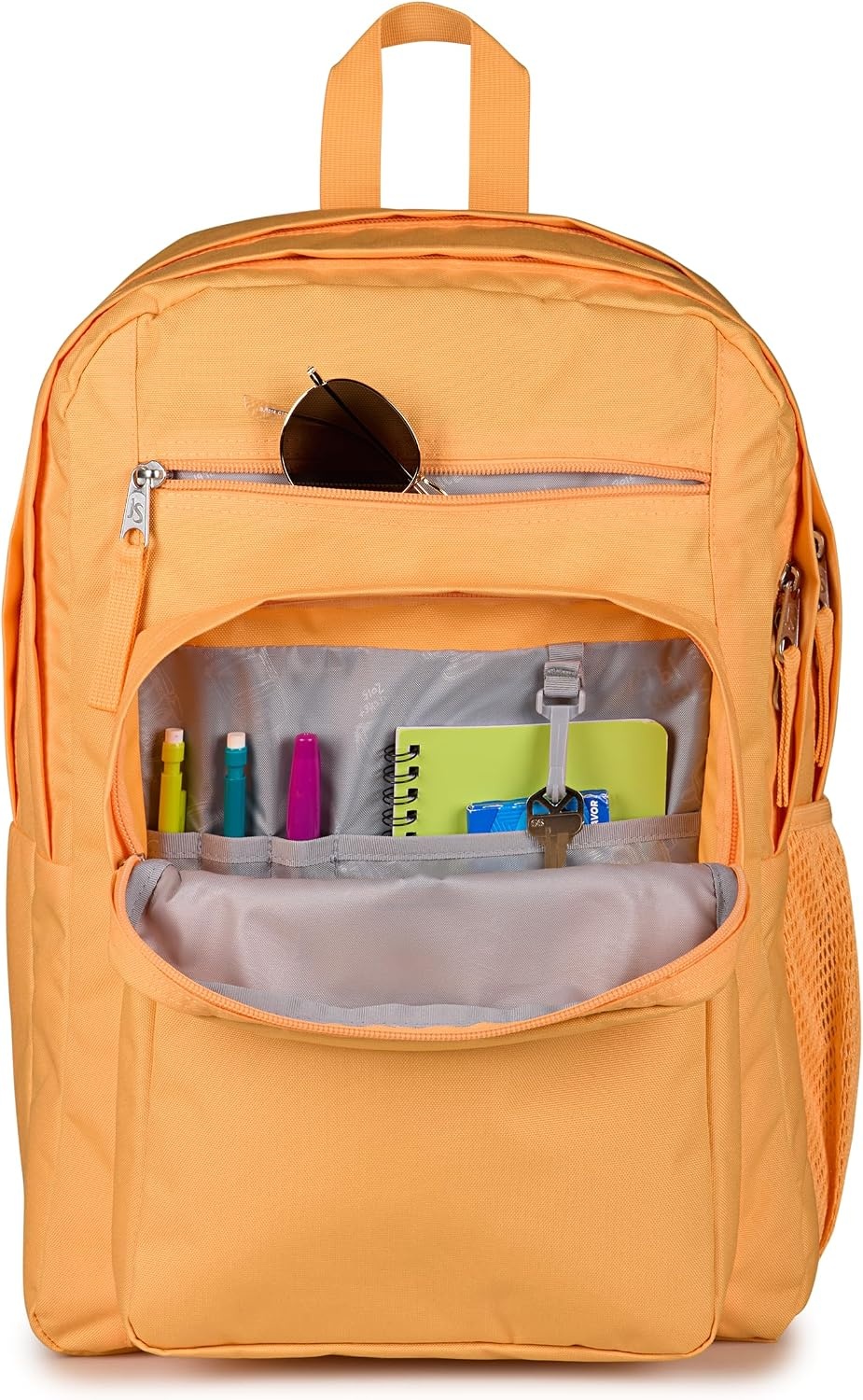 image:imageJanSport Laptop Backpack Computer Bag with 2 Compartments Ergonomic Shoulder Straps 15 Laptop Sleeve Haul Handle Fluttering FieldsOrange Soda