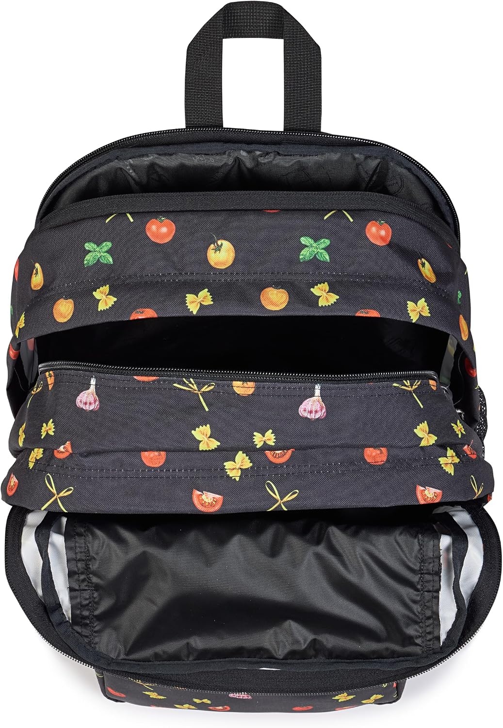 image:imageJanSport Laptop Backpack Computer Bag with 2 Compartments Ergonomic Shoulder Straps 15 Laptop Sleeve Haul Handle Fluttering FieldsPasta Party