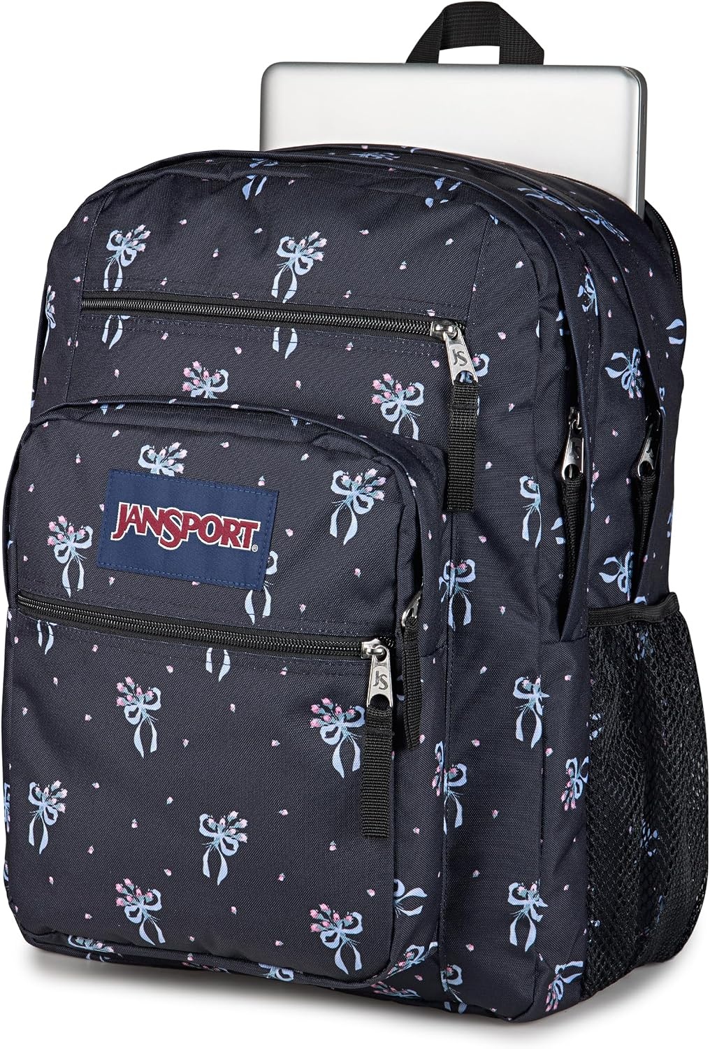 image:imageJanSport Laptop Backpack Computer Bag with 2 Compartments Ergonomic Shoulder Straps 15 Laptop Sleeve Haul Handle Fluttering FieldsPastel Petals