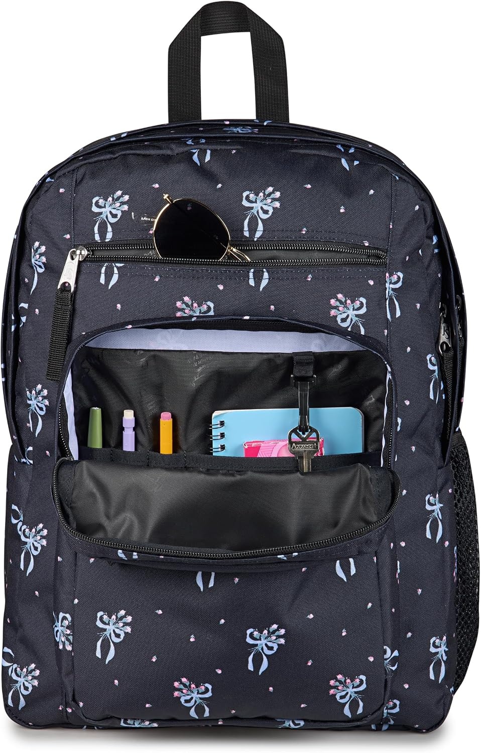image:imageJanSport Laptop Backpack Computer Bag with 2 Compartments Ergonomic Shoulder Straps 15 Laptop Sleeve Haul Handle Fluttering FieldsPastel Petals