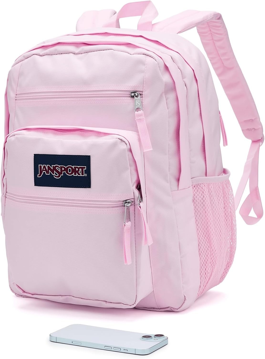 image:imageJanSport Laptop Backpack Computer Bag with 2 Compartments Ergonomic Shoulder Straps 15 Laptop Sleeve Haul Handle Fluttering FieldsPink Ice