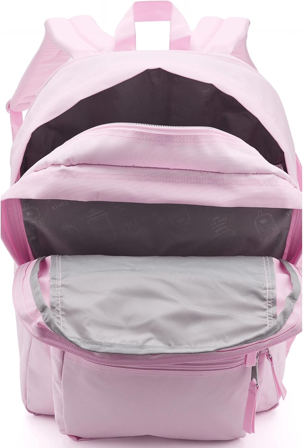 image:imageJanSport Laptop Backpack Computer Bag with 2 Compartments Ergonomic Shoulder Straps 15 Laptop Sleeve Haul Handle Fluttering FieldsPink Ice