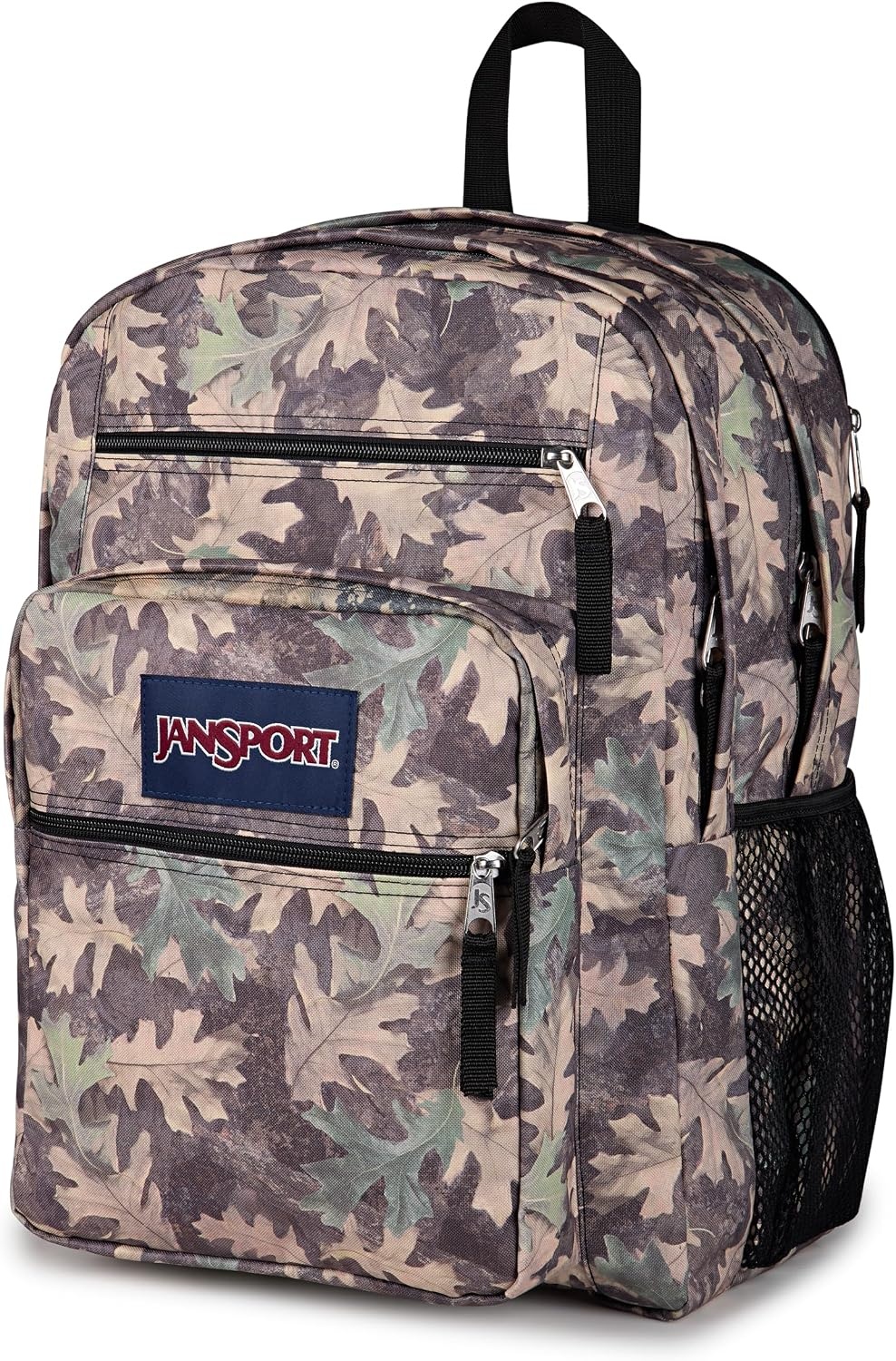 image:imageJanSport Laptop Backpack Computer Bag with 2 Compartments Ergonomic Shoulder Straps 15 Laptop Sleeve Haul Handle Fluttering FieldsWoodland Camo