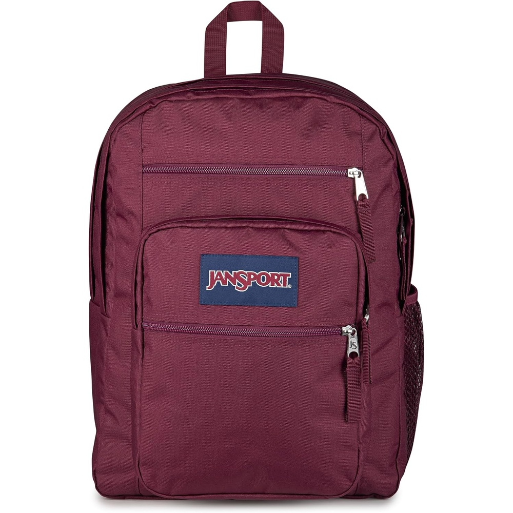 image:imageJanSport Laptop Backpack Computer Bag with 2 Compartments Ergonomic Shoulder Straps 15 Laptop Sleeve Haul Handle Fluttering FieldsCherry Lacquer