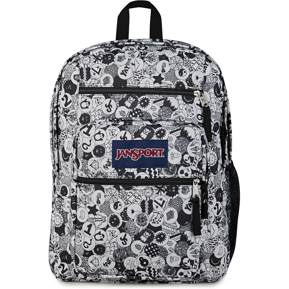 image:imageJanSport Laptop Backpack Computer Bag with 2 Compartments Ergonomic Shoulder Straps 15 Laptop Sleeve Haul Handle Fluttering FieldsDoodle Dots