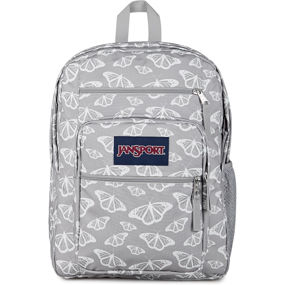 image:imageJanSport Laptop Backpack Computer Bag with 2 Compartments Ergonomic Shoulder Straps 15 Laptop Sleeve Haul Handle Fluttering FieldsFlutter By Grey