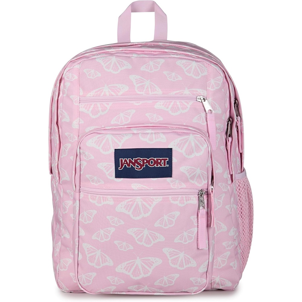 image:imageJanSport Laptop Backpack Computer Bag with 2 Compartments Ergonomic Shoulder Straps 15 Laptop Sleeve Haul Handle Fluttering FieldsFlutter By Pink Ice