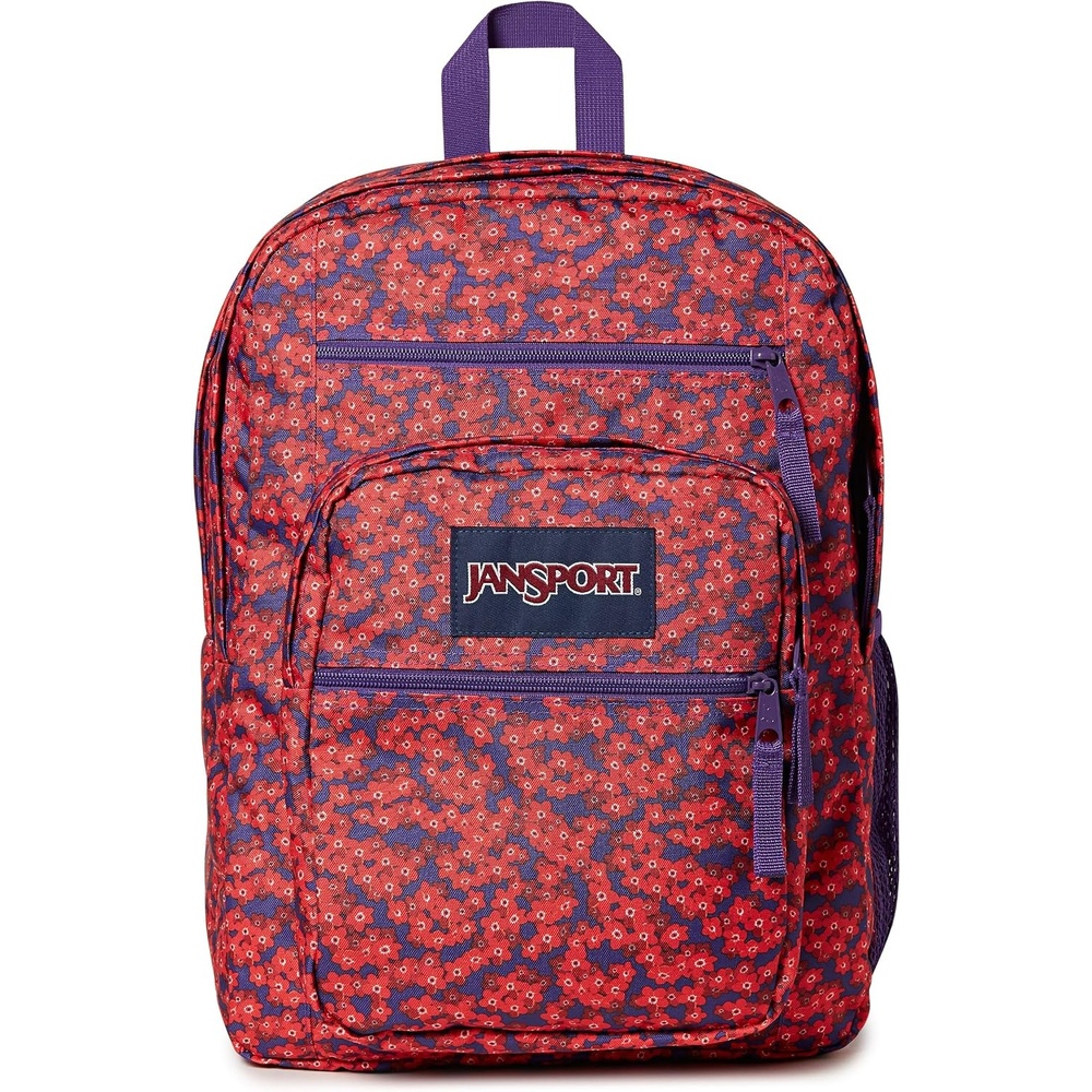 image:imageJanSport Laptop Backpack Computer Bag with 2 Compartments Ergonomic Shoulder Straps 15 Laptop Sleeve Haul Handle Fluttering FieldsForget Me Not Red Tape