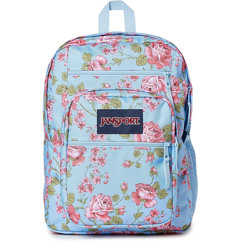 image:imageJanSport Laptop Backpack Computer Bag with 2 Compartments Ergonomic Shoulder Straps 15 Laptop Sleeve Haul Handle Fluttering FieldsGarden Roses Hydrangea