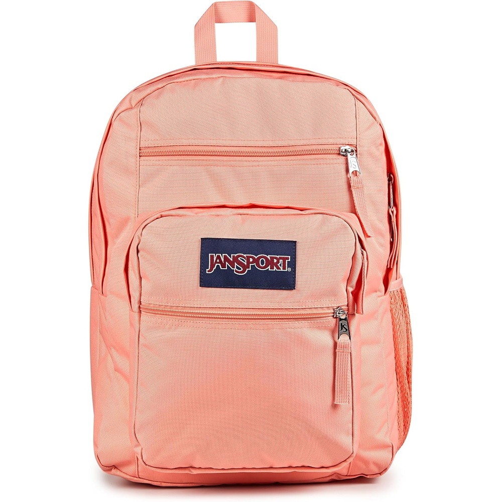 image:imageJanSport Laptop Backpack Computer Bag with 2 Compartments Ergonomic Shoulder Straps 15 Laptop Sleeve Haul Handle Fluttering FieldsPeach Bum