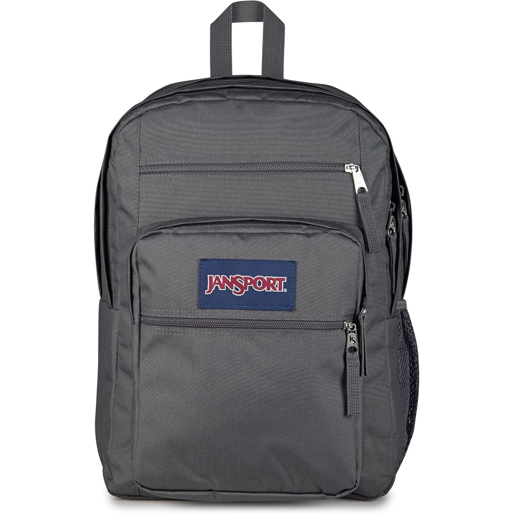 image:imageJanSport Laptop Backpack Computer Bag with 2 Compartments Ergonomic Shoulder Straps 15 Laptop Sleeve Haul Handle Fluttering FieldsSmokey Grit