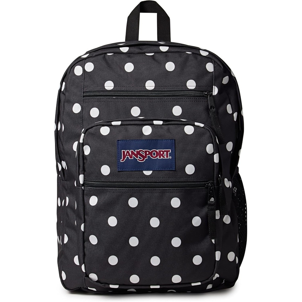 image:imageJanSport Laptop Backpack Computer Bag with 2 Compartments Ergonomic Shoulder Straps 15 Laptop Sleeve Haul Handle Fluttering FieldsSpot on Black