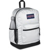 JanSport Cross Town Plus Remix Backpack – Padded Back Panel, Laptop Sleeve, and Front Pocket Organizer – Travertine Corduroy(Shine)