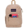 JanSport Cross Town Plus Remix Backpack – Padded Back Panel, Laptop Sleeve, and Front Pocket Organizer – Travertine Corduroy(Travertine Corduroy)