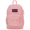JanSport Cross Town Plus Remix Backpack – Padded Back Panel, Laptop Sleeve, and Front Pocket Organizer – Travertine Corduroy(Misty Rose Corduroy)