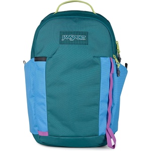 JanSport 26L All Around Pack – 15 inch Laptop Sleeve, Cherry Lacquer(Emerald Pool)
