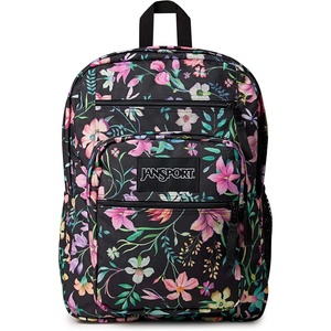 JanSport Laptop Backpack – Computer Bag with 2 Compartments, Ergonomic Shoulder Straps, 15” Laptop Sleeve, Haul Handle – Fluttering Fields(Flora Aura Black)