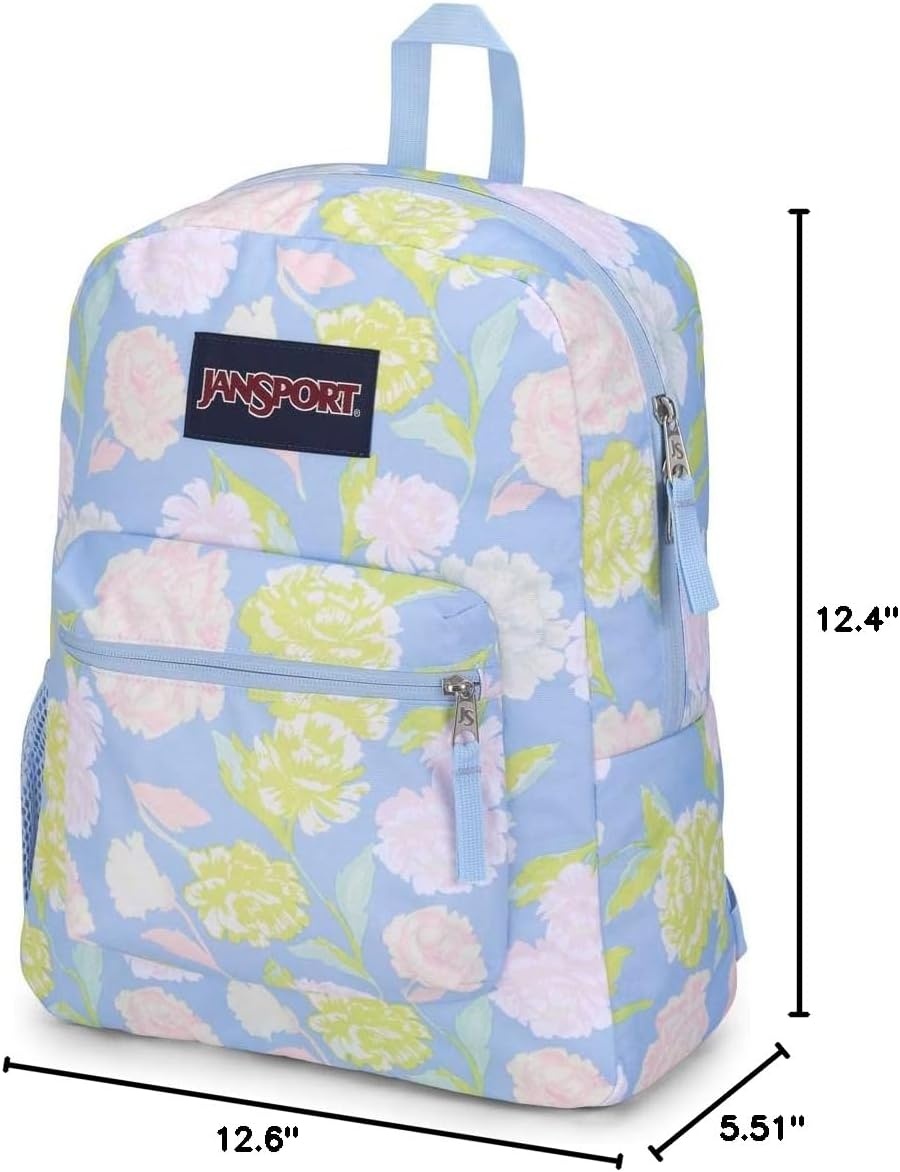 image:imageJanSport 26L Cross Town Backpack 12 inch Daypack Russet RedAutumn Tapestry Hydrangea