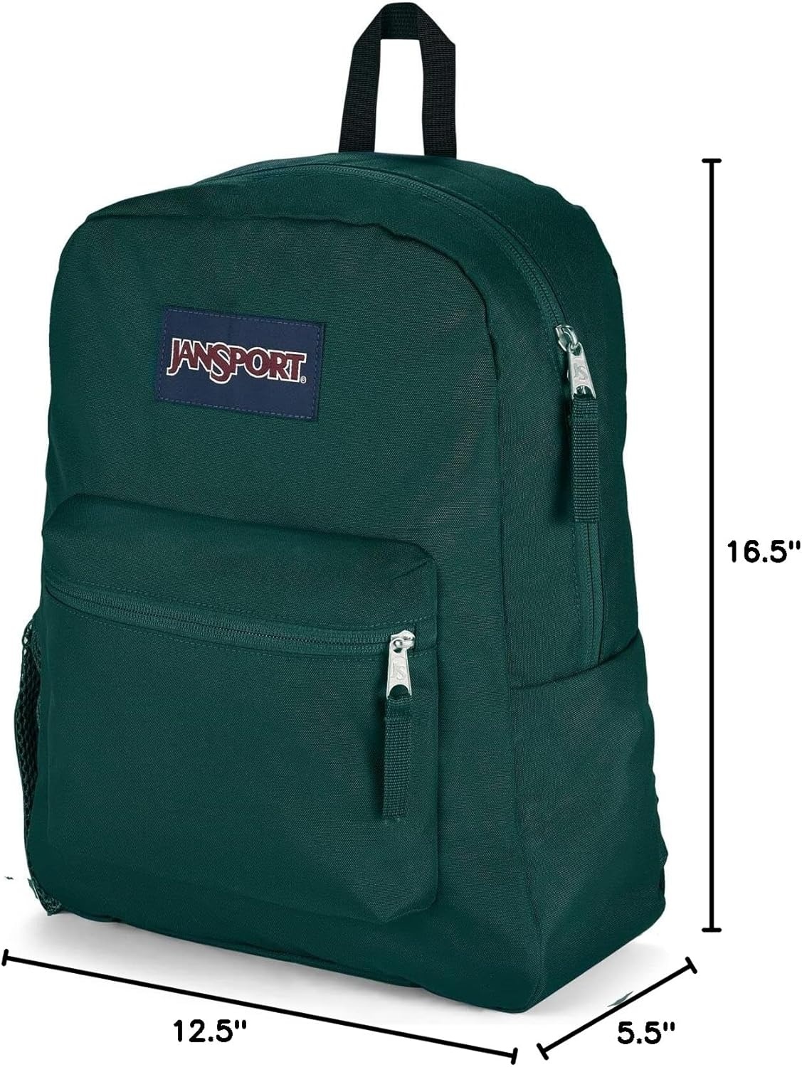 image:imageJanSport 26L Cross Town Backpack 12 inch Daypack Russet RedDeep Juniper