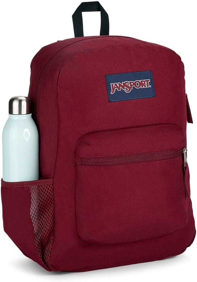 image:imageJanSport 26L Cross Town Backpack 12 inch Daypack Russet RedRusset Red
