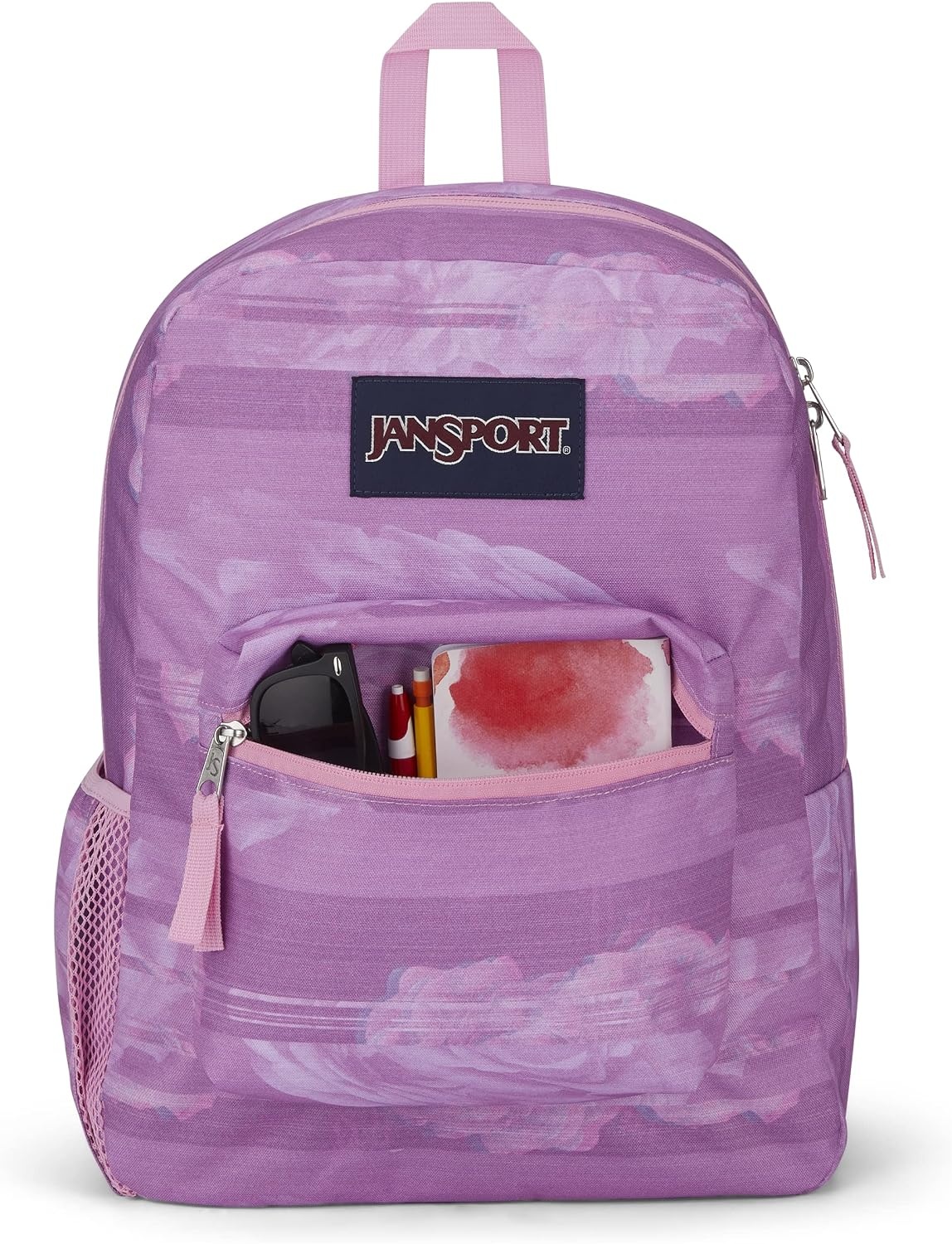 image:imageJanSport 26L Cross Town Backpack 12 inch Daypack Russet RedStatic Rose