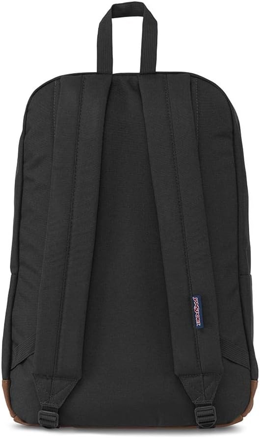 image:imageJanSport Cortlandt Laptop Backpack Russet Red 15 Laptop SleeveSynthetic Leather Shoulder Computer Bag with Large Compartment Padded Straps Rucksack for Men WomenBlack