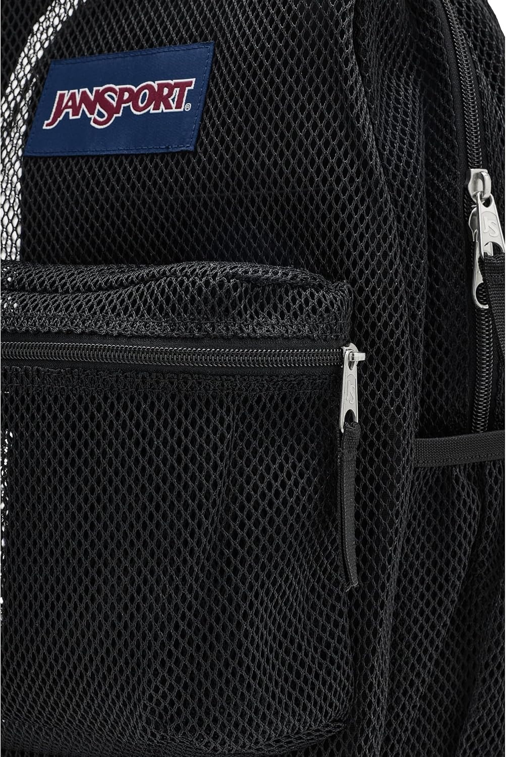 image:imageJanSport Eco Mesh Backpack Red Tape 17 x 125 x 6 Large SemiTransparent Bag for Adults with Laptop Sleeve Padded Back Panel BlackBlack