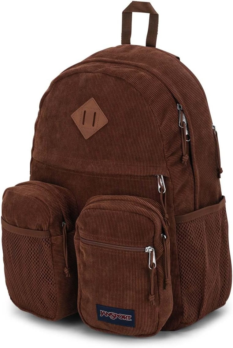 image:imageJanSport Granby Remix Backpack Work Travel or Laptop Bookbag Black CorduroyBasic Brown Corduroy