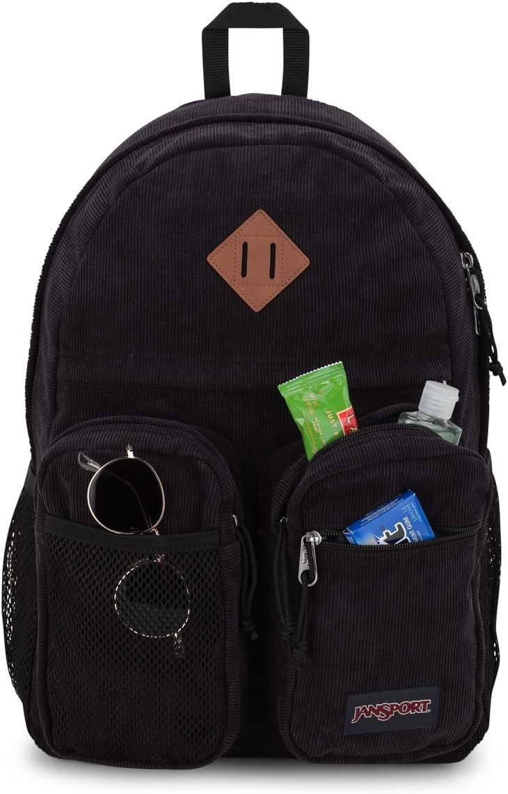 image:imageJanSport Granby Remix Backpack Work Travel or Laptop Bookbag Black CorduroyBlack Corduroy