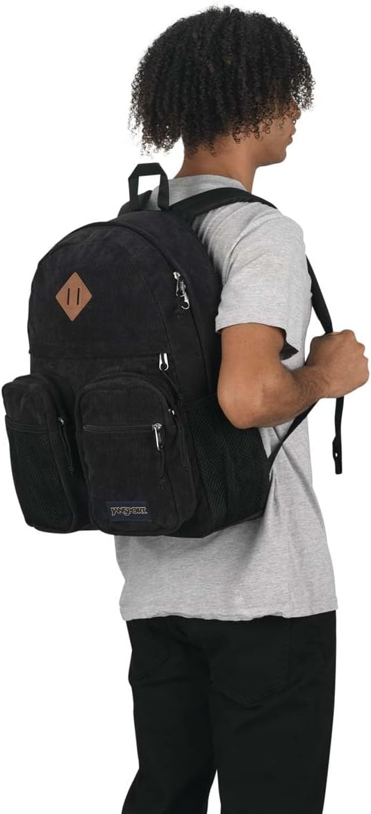 image:imageJanSport Granby Remix Backpack Work Travel or Laptop Bookbag Black CorduroyBlack Corduroy