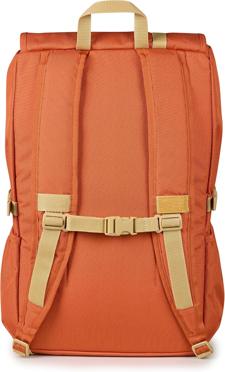 image:imageJanSport Hatchet Backpack 15inch Padded Laptop Compartment Dual Water Bottle Pockets Side Compression Straps NavyDune Red