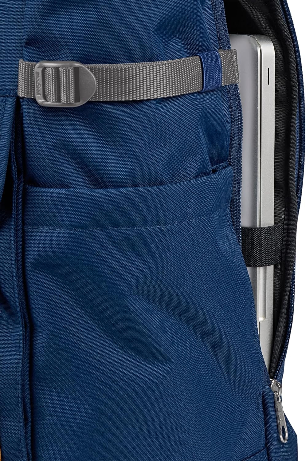 image:imageJanSport Hatchet Rolltop Backpack 17inch Padded Laptop Sleeve Spacious Main Compartment Dual Water Bottle Pockets NavyNavy
